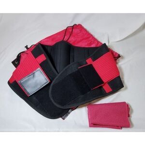 Waist Trainer Belt for Women Pink Black Sweat Slimming Body Shaper Gym Workout